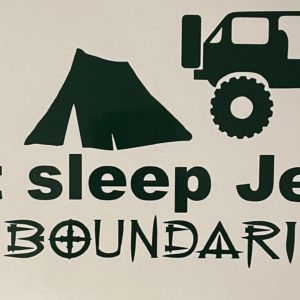 Eat, Sleep, Jeep, NBJC Decal