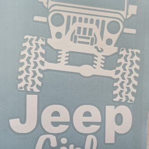 “Jeep Girl” decal