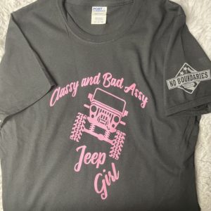 “Classy and Bad Assy Jeep Girl” T-Shirt