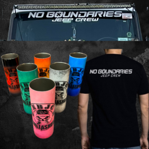 Windshield Banner, Tumbler, & T-Shirt Combo